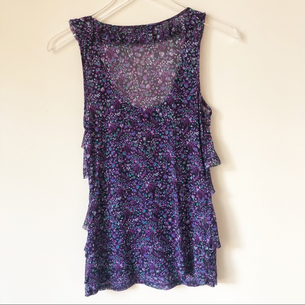 Express Ruffle Sleeveless Top - Picture 2 of 3